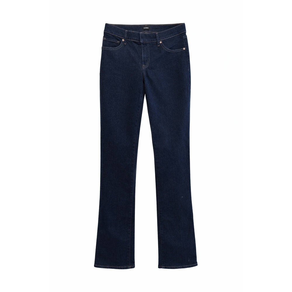 NWOT - Express Editor Low Rise Rinse Bootcut Jeans - Blue size 4R